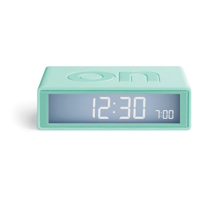 Flip+ Travel Alarm Clock | Mint Green