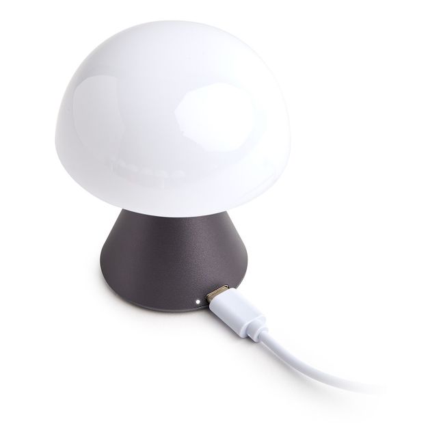 Mini lampada da terra LED Mina | Grigio acciaio