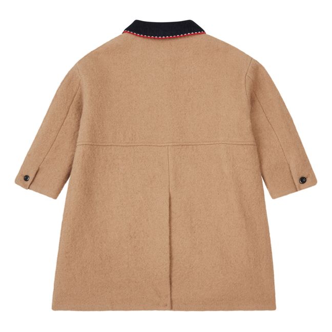 Manteau Laine Chee | Kamelbraun