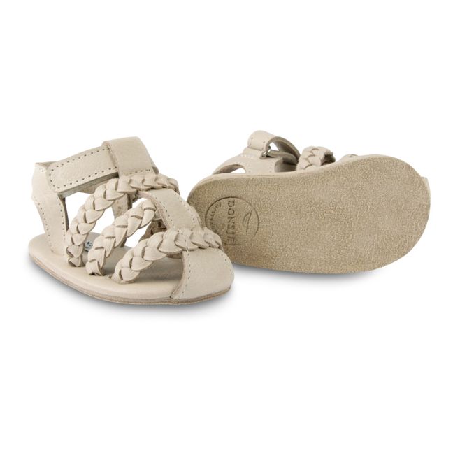 Pam Leather Sandals | Crema