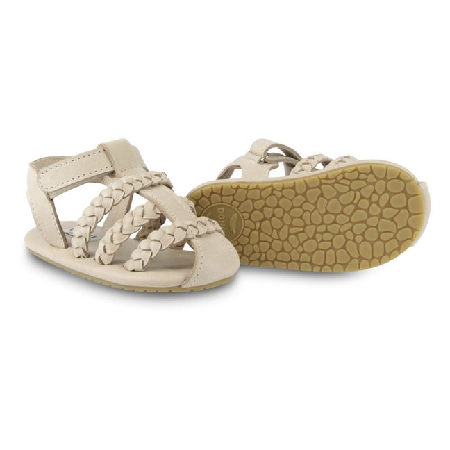 Pam Leather Sandals | Crema