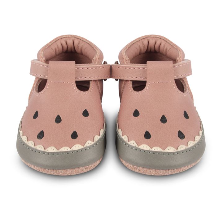 Nanoe Watermelon Leather Slippers | Pink- Product image n°2