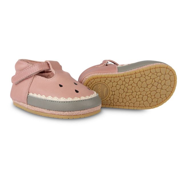 Nanoe Watermelon Leather Slippers | Rosa
