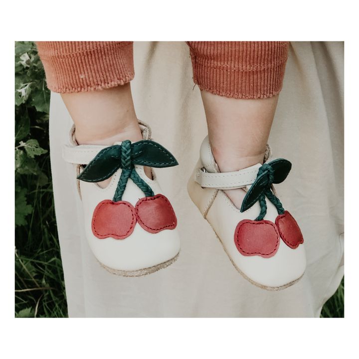 Nanoe Cherry Leather Slippers | Cremefarben- Produktbild Nr. 2