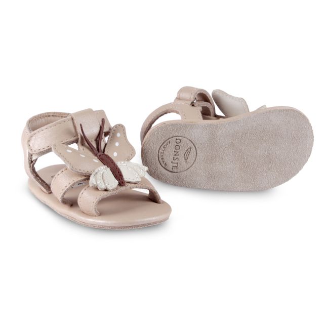 Tuti Sky Butterfly Leather Sandals | Rosa Palo