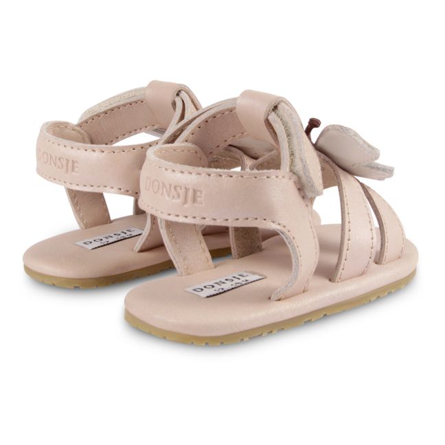Tuti Sky Butterfly Leather Sandals | Rosa Palo