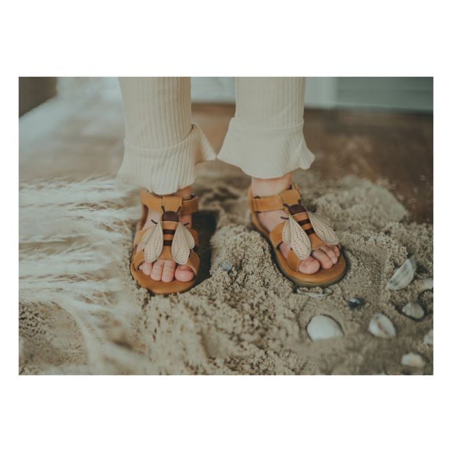 Tuti Sky Bee Leather Sandals | Ocra