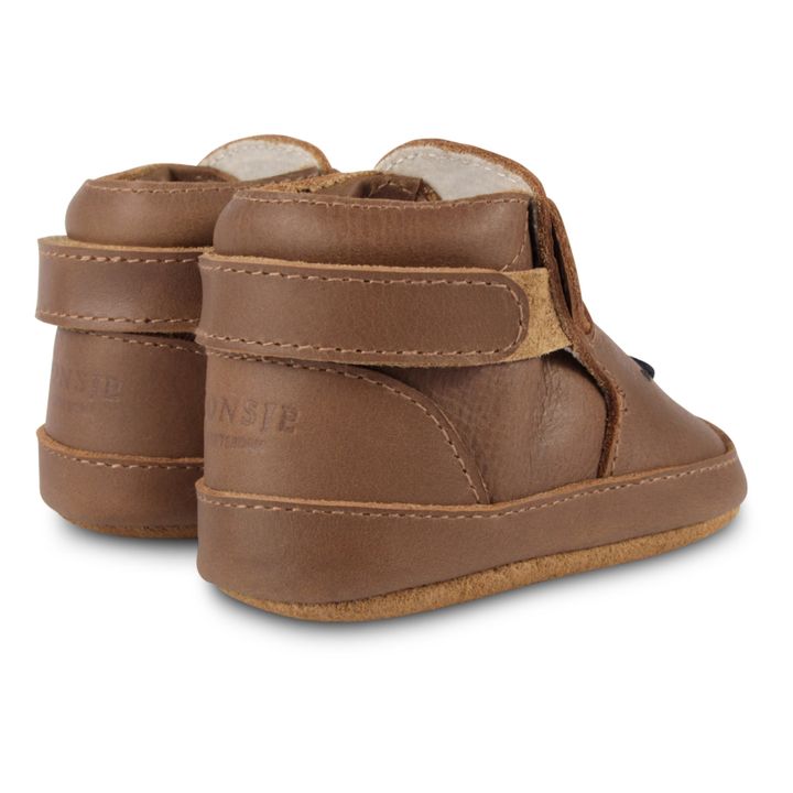 Morris Bear Leather Slippers | Coñac- Imagen del producto n°6