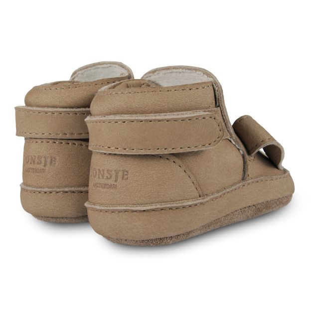 Morris Saint Bernard Leather Slippers | Brown