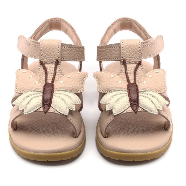 Iles Sky Butterfly Leather Sandals | Blassrosa
