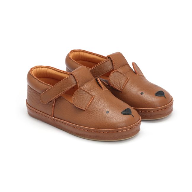 Xan Bear Velcro Sneakers | Cognac