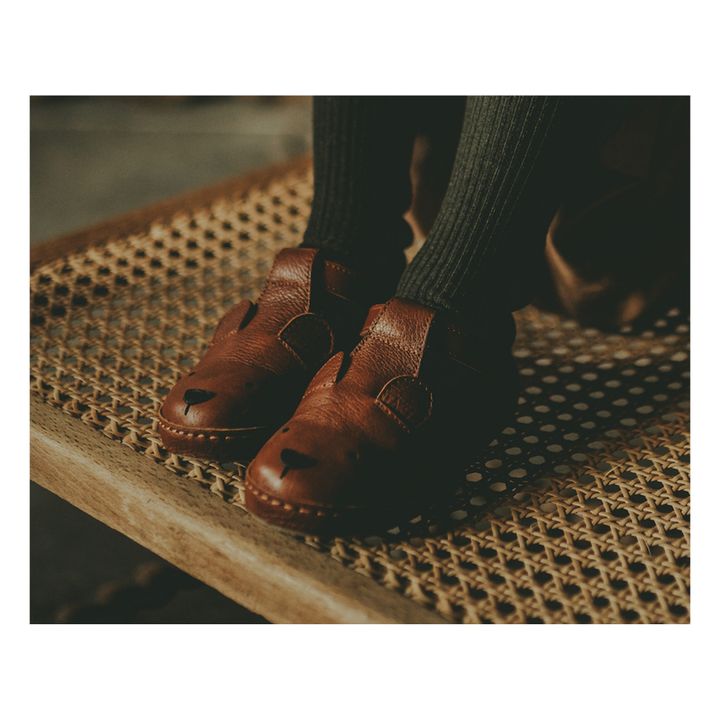 Zapatillas de velcro Xan Oso | Coñac- Imagen del producto n°3