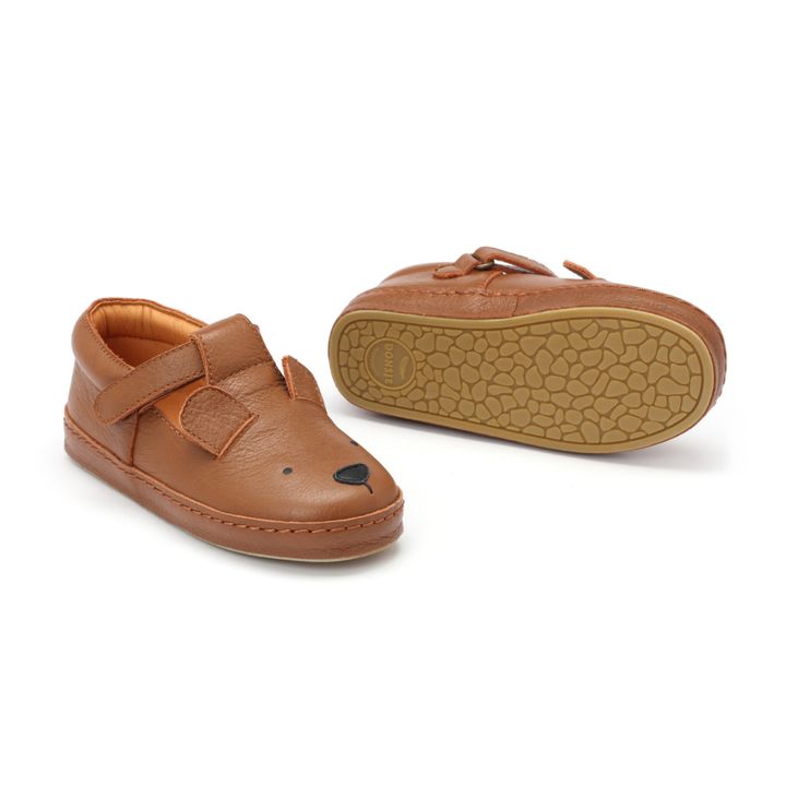 Xan Bear Velcro Sneakers | Cognac-Farbe- Produktbild Nr. 5
