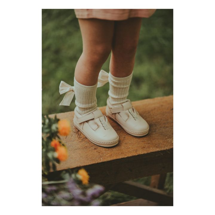 Zapatillas con velcro Xan Unicornio | Crema- Imagen del producto n°1