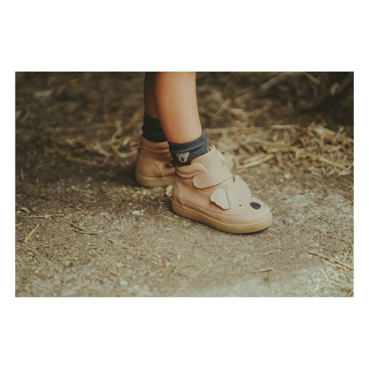 Mika Koala Velcro Sneakers | Crema- Immagine del prodotto n°3