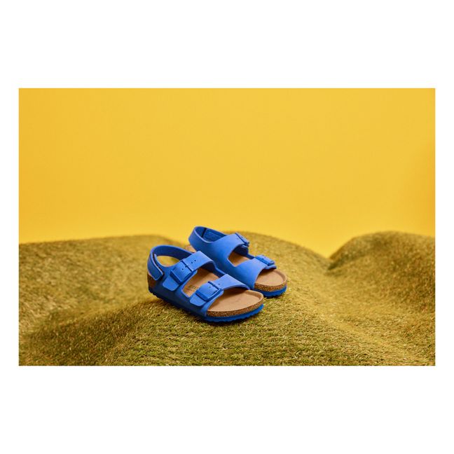 Milano Vegan Velcro Sandals | Blau