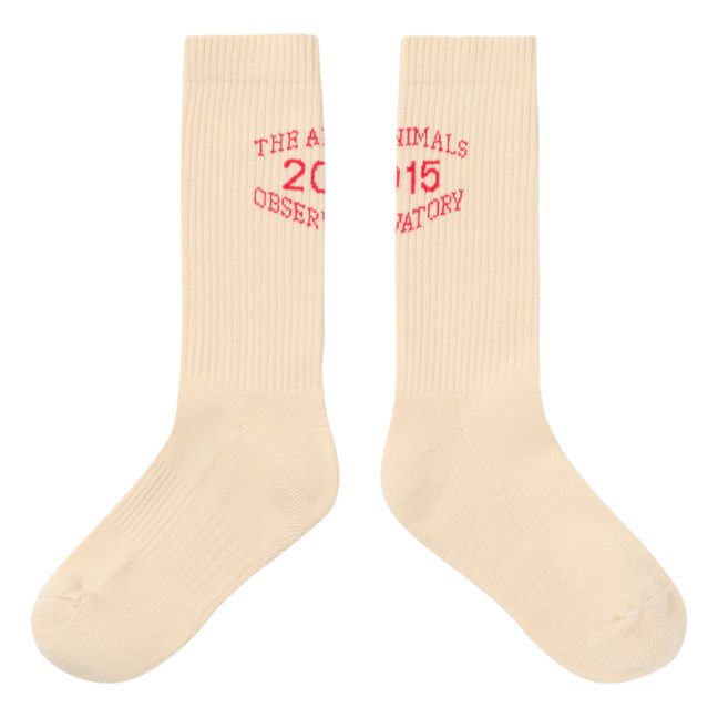 2015 Capsule Worn Socks | Ecru