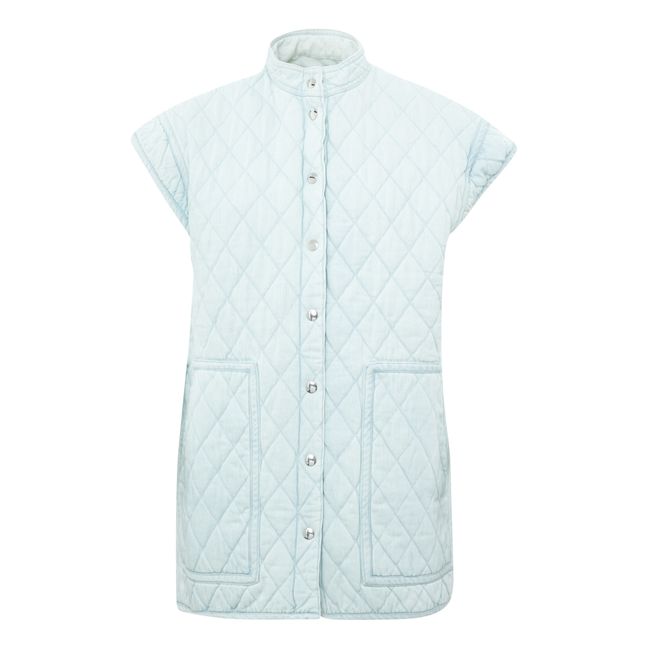 Rosy Quilted Vest | Azul
