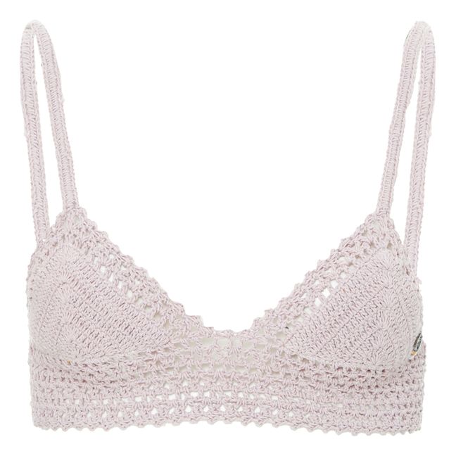 Haut de Maillot Babydoll Crochet | Lilas