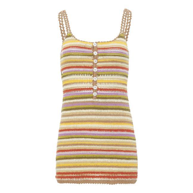 Rahi Crochet Mini Dress | Topo