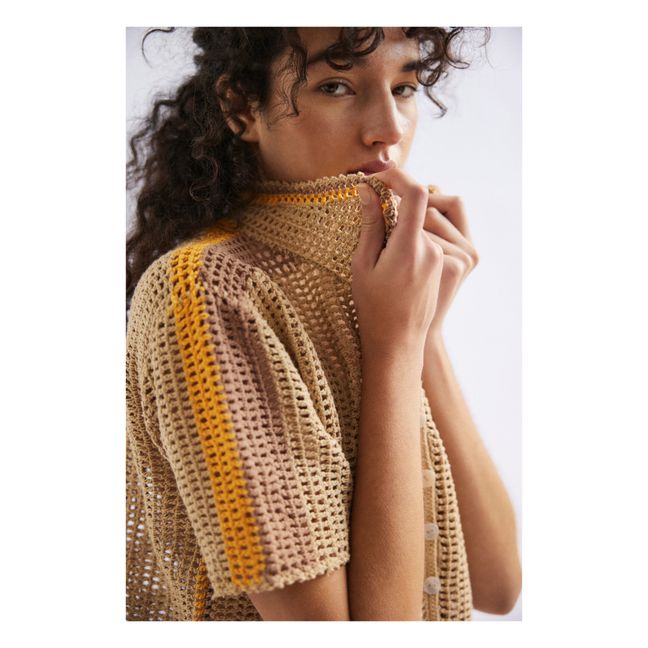 Rahi Crochet Shirt | Topo