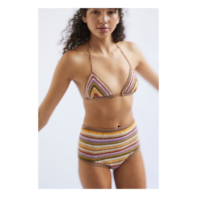 Haut de Maillot Rahi Crochet | Taupe