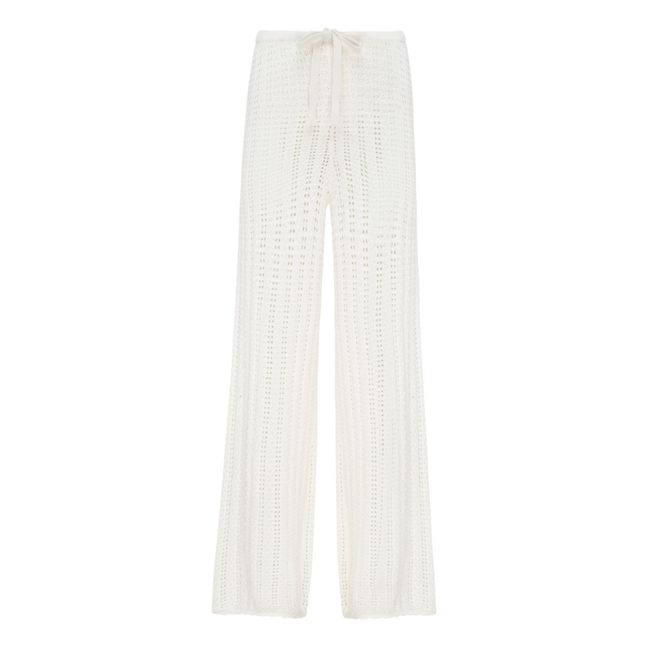 Crochet Trousers | Blanco Roto