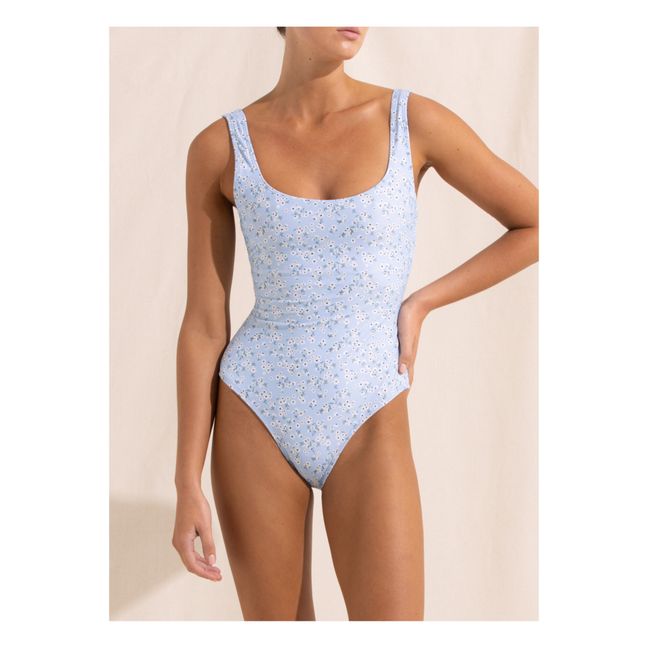 Maillot 1 Pièce Forever Paper Daisy | Bleu