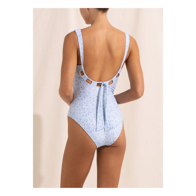 Maillot 1 Pièce Forever Paper Daisy | Bleu