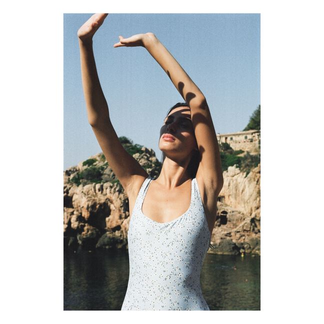 Maillot 1 Pièce Forever Paper Daisy | Bleu