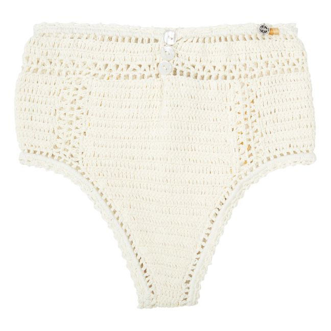 Essential High-Waisted Crochet Bikini Bottoms | Naturale