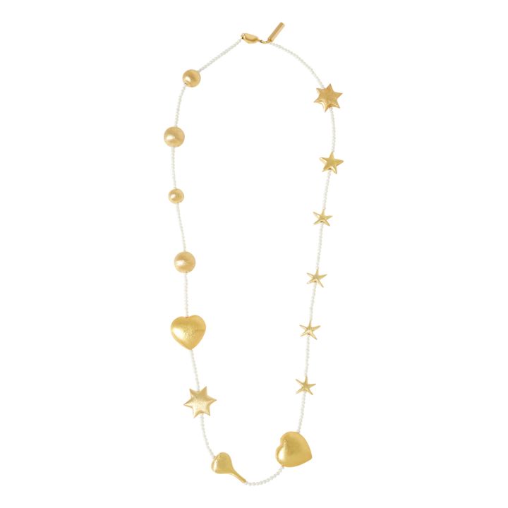 Stars and Hearts Necklace | Gold- Product image n°0