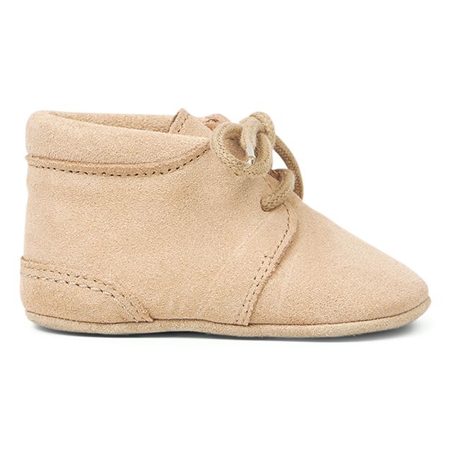 Zapatillas de ante Crib | Crema