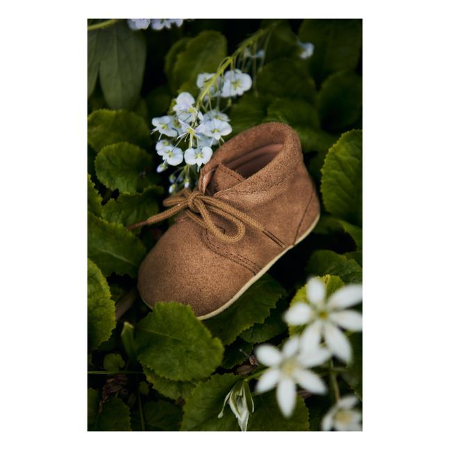 Chaussons Crib Suede | Marron
