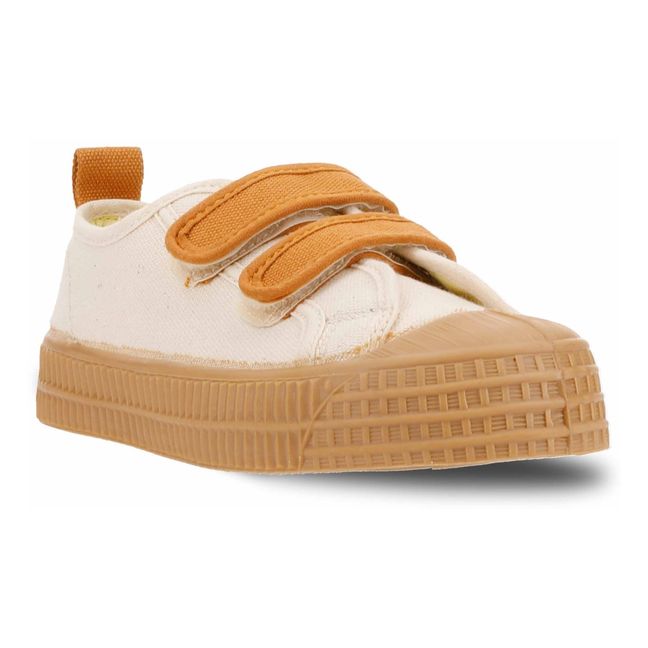 Star Master Colorful Velcro Sneakers | Orange