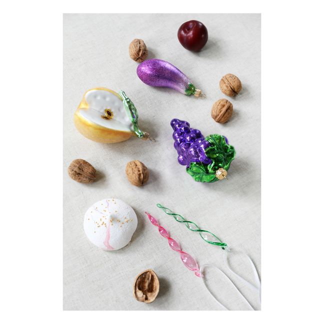 Décoration de Noël raisin | Violet