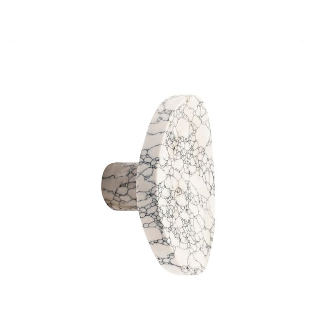 Rainbow Marble Residue Hook | Weiß