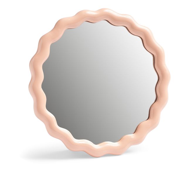 Zigzag Free-Standing Mirror | Pink