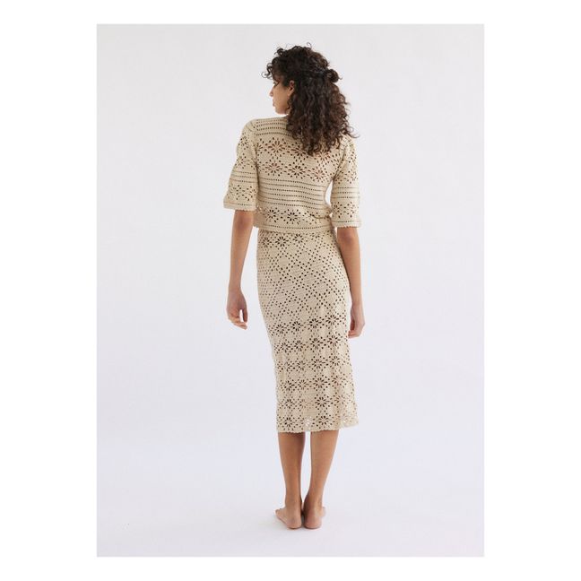 Top Edith Crochet | Ivoire