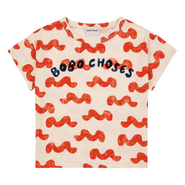 Waves Organic Cotton T-Shirt | Crudo