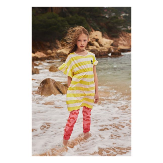 BC Striped Organic Cotton Dress | Yellow