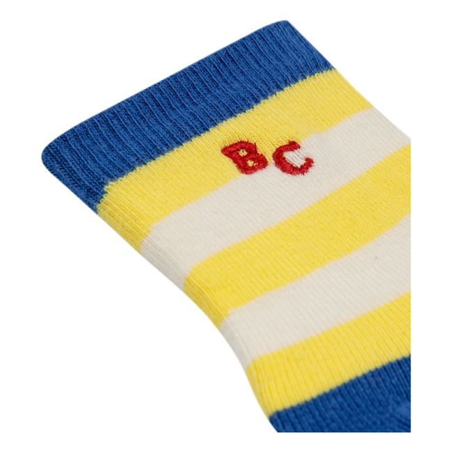 Gestreifte Socken | Gelb