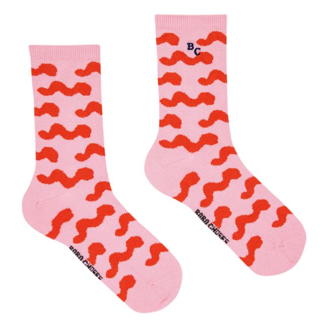 Waves Socks | Pink
