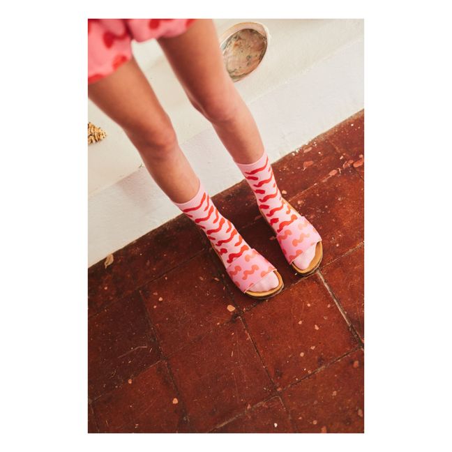 Waves Socks | Pink