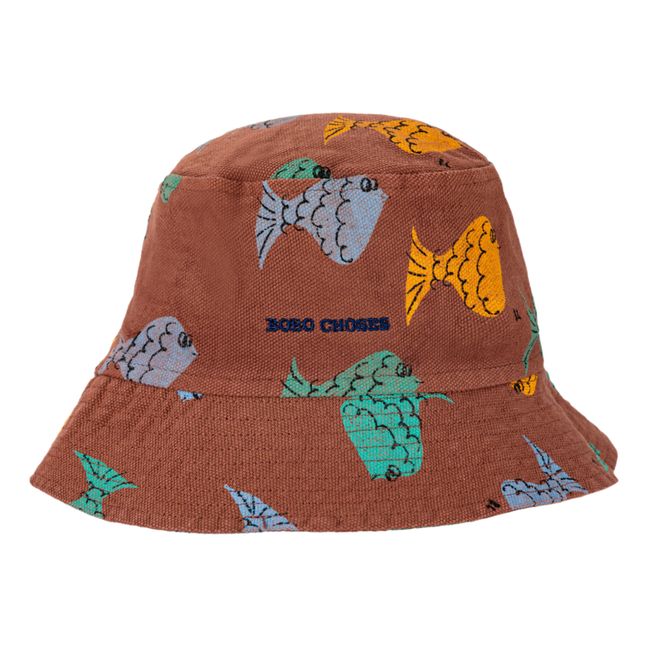 Fish Bucket Hat | Terracotta