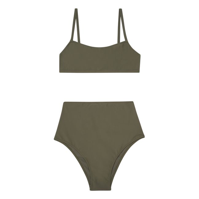 Bikini hohe Taille Unidici | Olive
