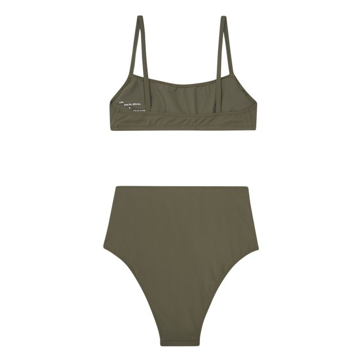 Bikini hohe Taille Unidici | Olive- Produktbild Nr. 3