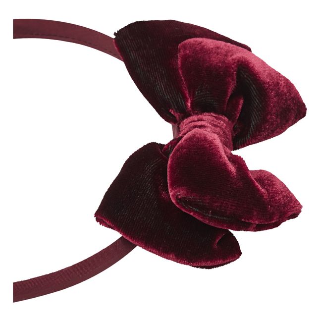 Velvet Bow Headband - Christmas Collection  | Rosso