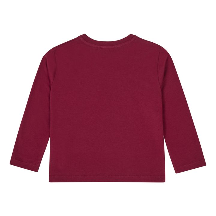 Theia Cherry T-shirt - Christmas Collection  | Burgundy- Product image n°2