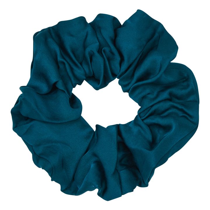 Satiniertes Haargummi | Blau- Produktbild Nr. 0